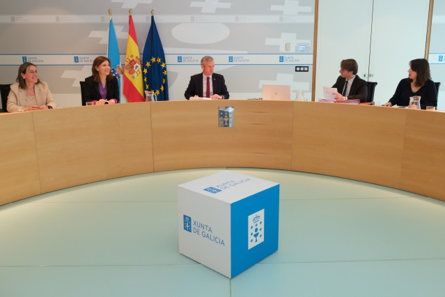 Rueda preside el Consello de la Xunta.