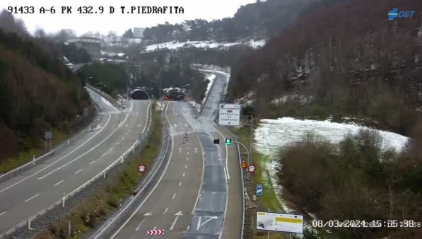 Retenciones en la N-6 desde la localidad leonesa de El Castro hasta Pedrafita do Cebreiro