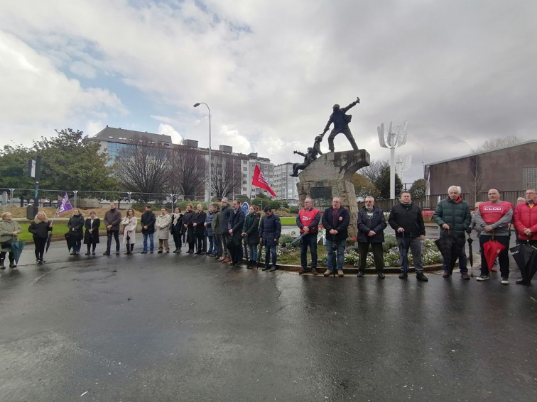 El 'Día da Clase Obreira Galega' recuerda en Ferrol a Amador Rey y Daniel Niebla