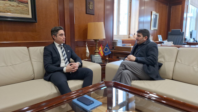 El nuevo responsable de la Agencia Tributaria en Galicia, Miguel Cárdaba, se reúne con el delegado del Gobierno, Pedro Blanco