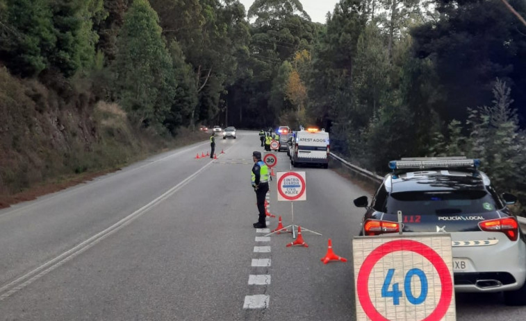 Con tres menores en el coche y triplicando la tasa de alcoholemia en O Porriño