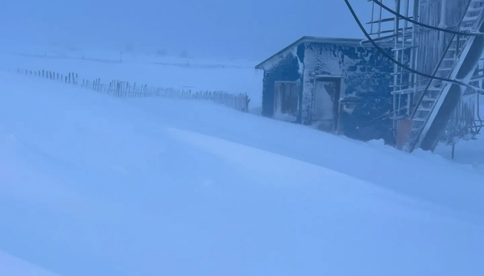 Nieve en Manzaneda el 9 de marzo de 2023