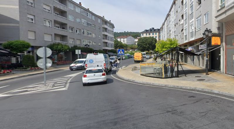 Avenida de Celanova en A Valenzu00e1 Ourense en una foto de Google Street View