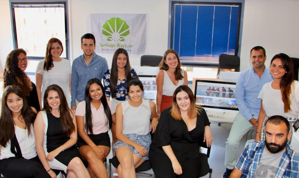 Trabajadores de Santiago Ways en una foto de su Linkedin