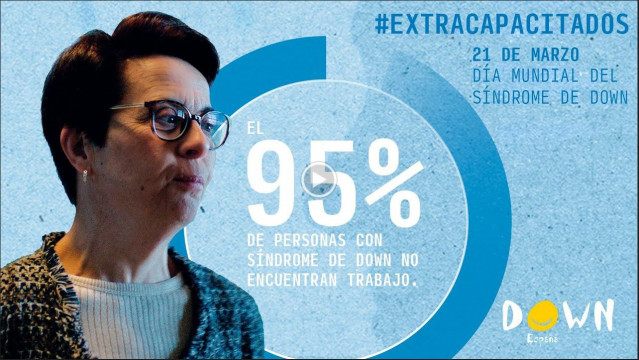 Campaña #Extracapacitados de Down España.