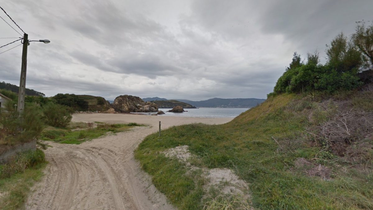 Playa de Biembeiro en Google Mapas