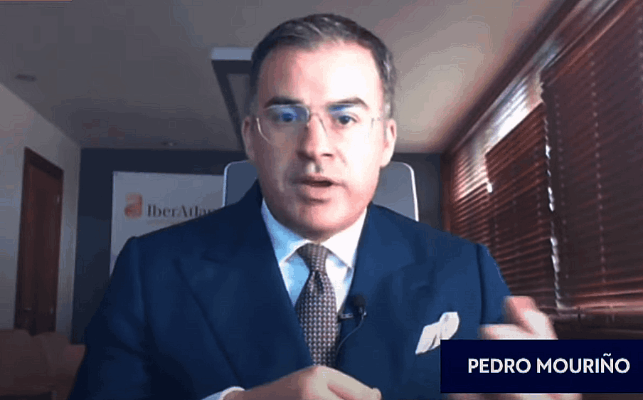 Perdo Mouriu00f1o en una de sus recientes intervenciones en Negocios Televisiu00f3n