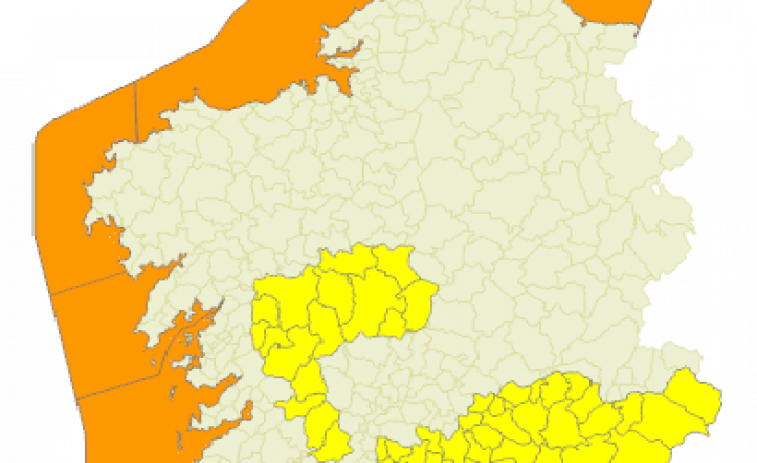 Peligro de inundaciones este Jueves Santo en Galicia por el paso de la borrasca Nelson