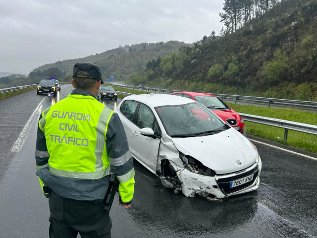 Accidente en Toén (Ourense)