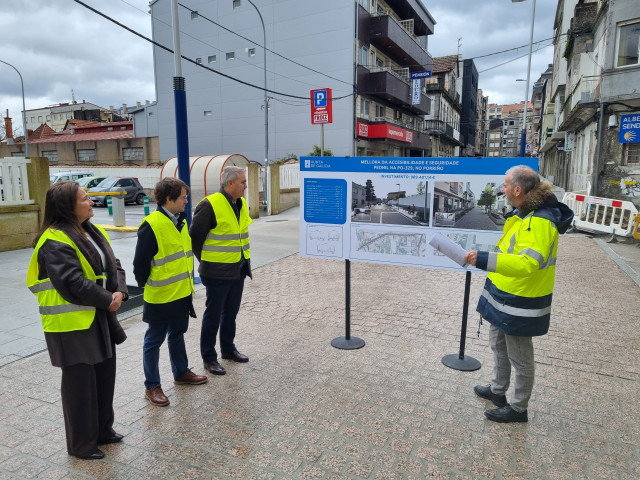 La Xunta terminará este mes de abril la mejora de las calles Buenos Aires y Progreso de O Porriño (Pontevedra)