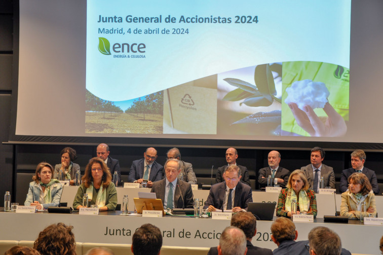 Ence promete producir fibra reciclada en As Pontes y más inversiones para Pontevedra