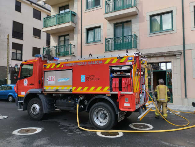 Extinguido un incendio que se inició en una secadora en Ares (A Coruña)