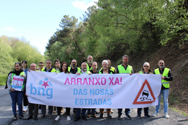 Campaña del BNG en demanda de mejoras en infraestructuras viarias en la provincia de Lugo
