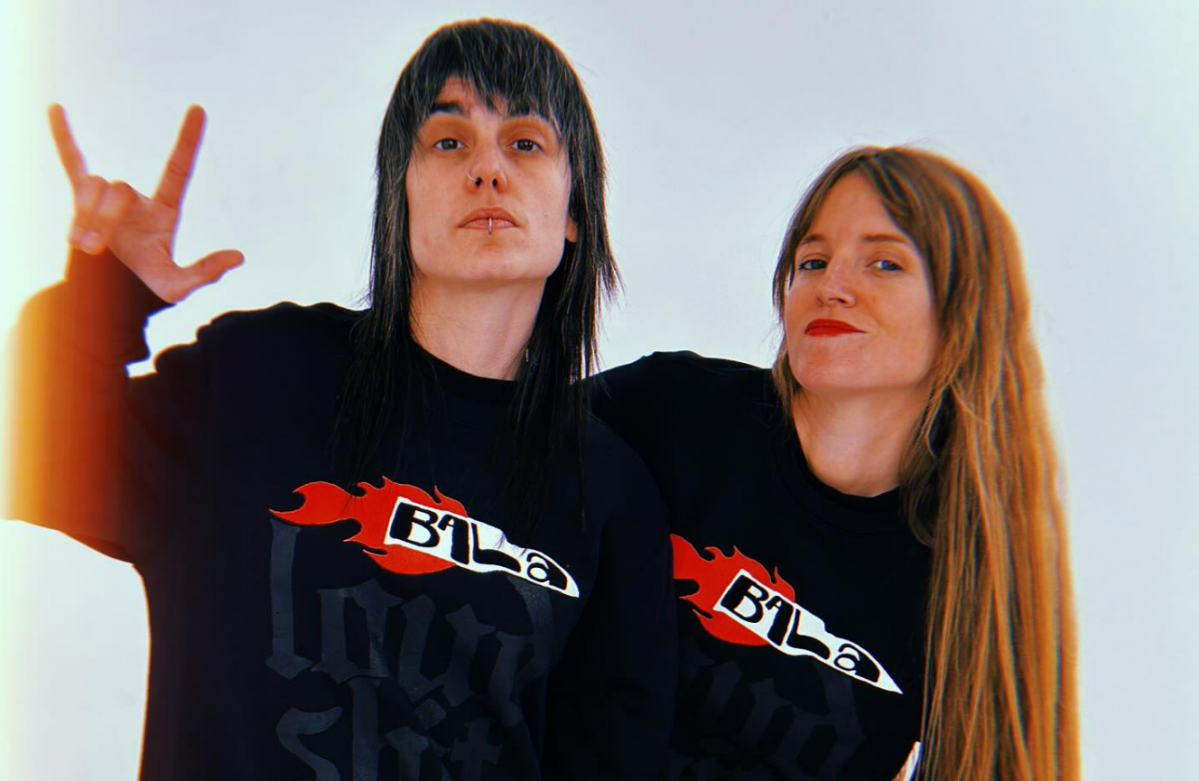 El duo coruu00f1u00e9s de rock Bala en una imagen promocional