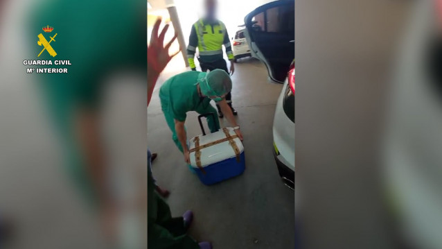 Traslado de un corazón