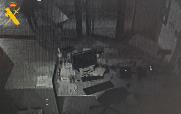 Imagen donde se observa el detenido