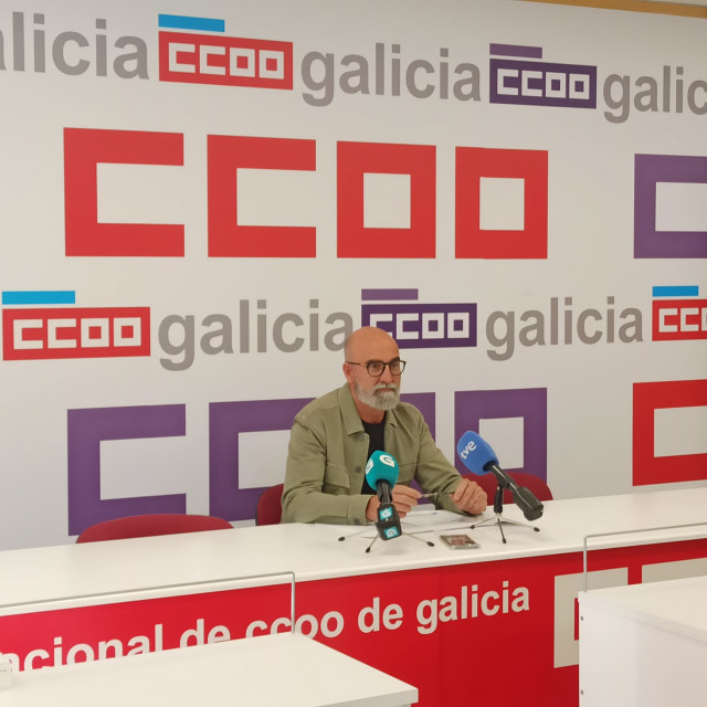 El secretario de Saúde Laboral de CC.OO. De Galicia, Armando Iglesias