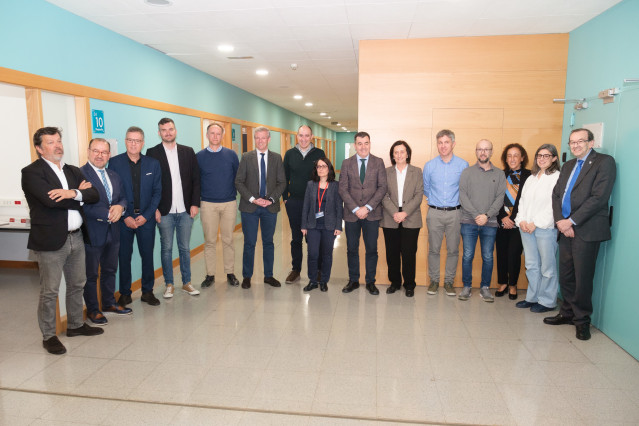 Visita al CiQUS del presidente de la Xunta, Alfonso Rueda