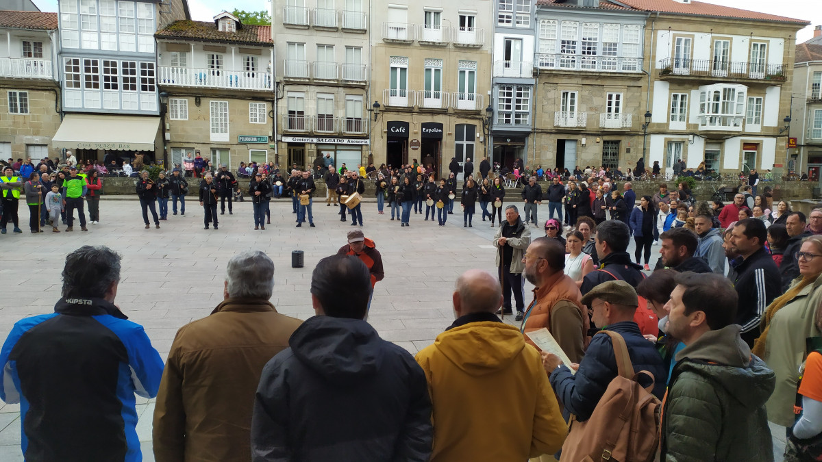 Acto en Celanova a favor de que el Camino de San Rosendo se convierta en parte de los Caminos de Santiago