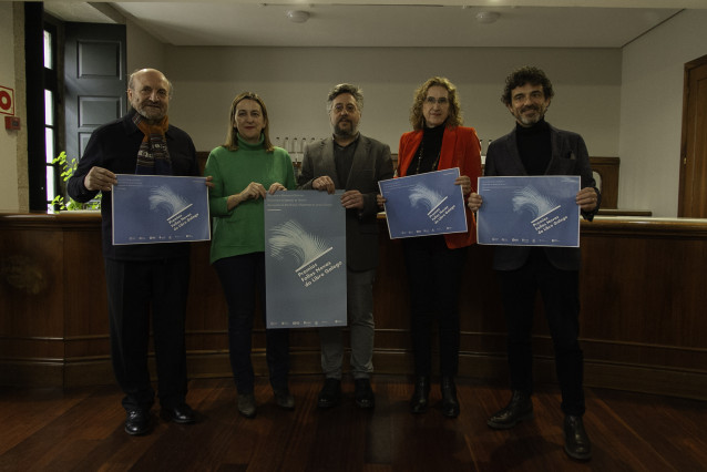Presentación de la gala de los IX Premios Follas Novas do Libro Galego, en Santiago