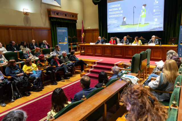 Inauguración del I Congreso Nacional de Psicoloxía de Emerxencias.