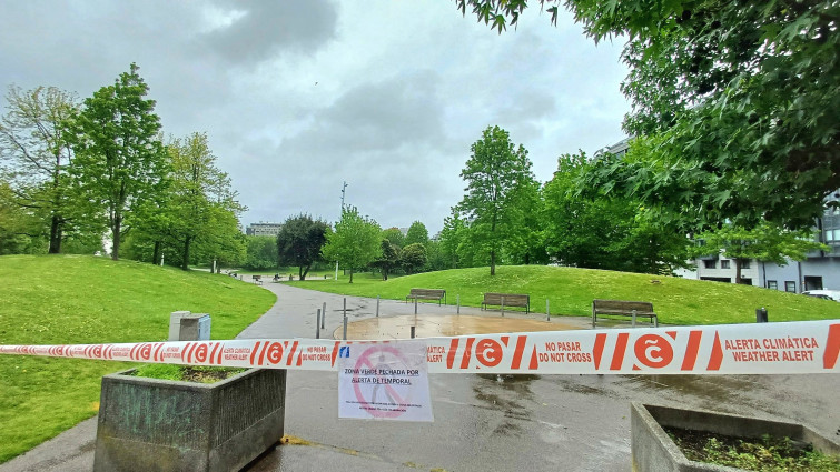 A Coruña cierre parques por un temporal que durará hasta la mañana del sábado