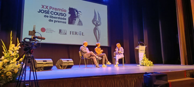 La entrega del Premio José Couso de Libertad de Prensa reivindica a las periodistas galardonadas Hamedi e Mohammadi