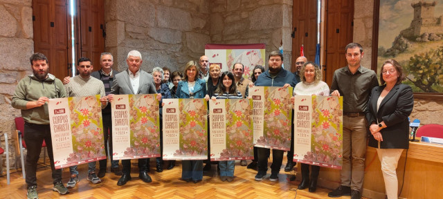 Presentación de las fiestas del Corpus Christi 2024 de Ponteareas (Pontevedra), declarada Fiesta de Interés Internacional y Bien de Interés Cultural.