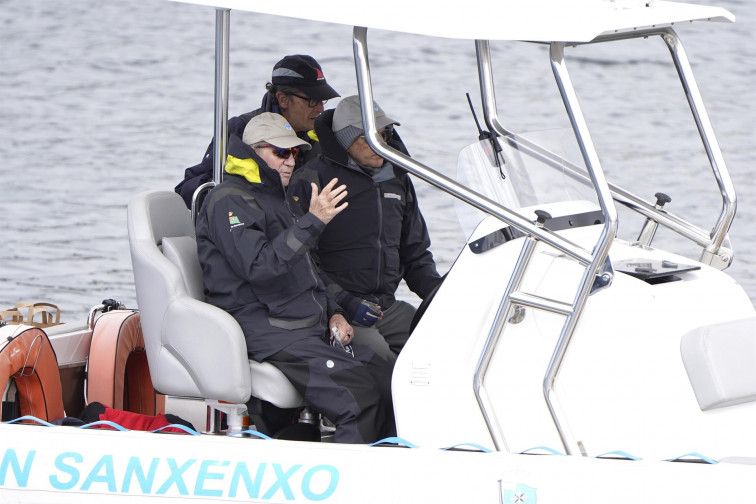 Juan Carlos I no sale a navegar a bordo del 'Bribón' por culpa de la lluvia