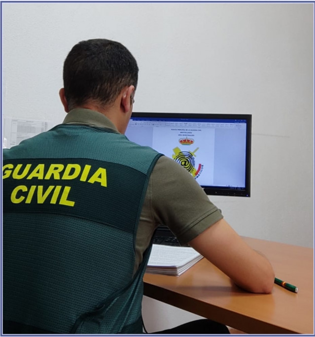 Un agente de la Guardia Civil.
