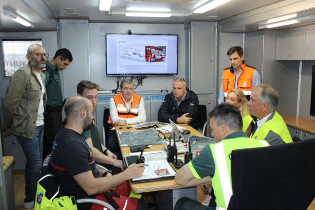 Un simulacro testa la activación del Plan de Emergencia Exterior de Cepsa en Maside (Ourense)