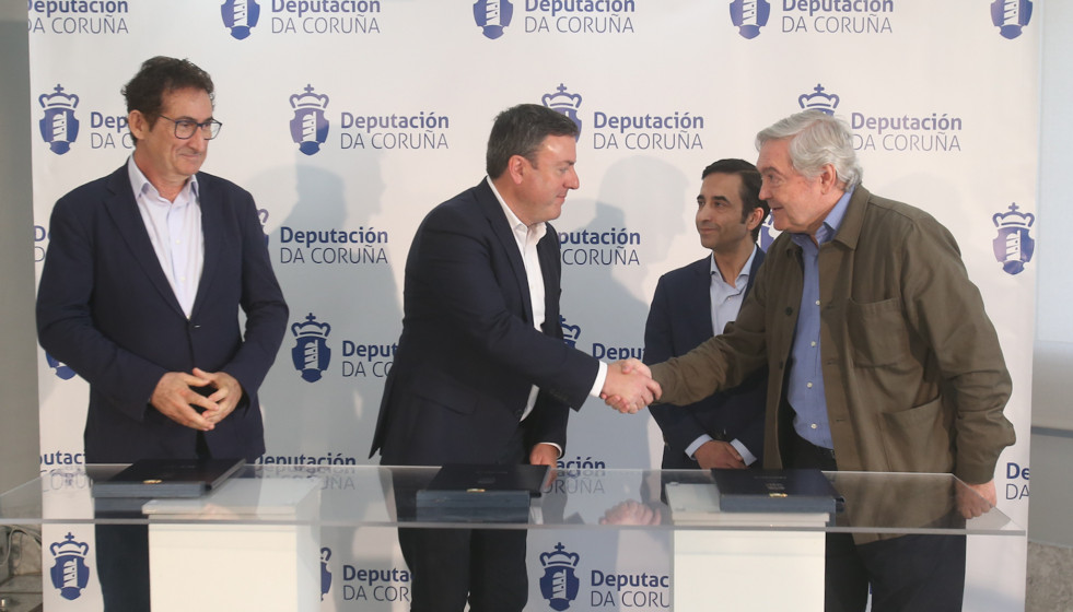 Convenio de colaboración sobre el estadio de A Malata