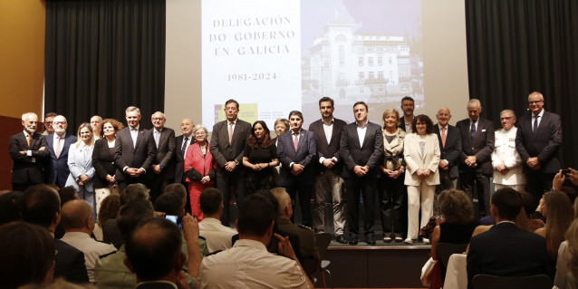 Acto de reconocimiento a la figura de los delegados del Gobierno en Galicia