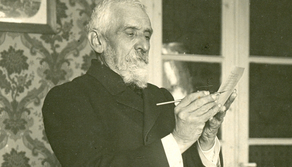 Eduardo Pondal en una foto de la RAG