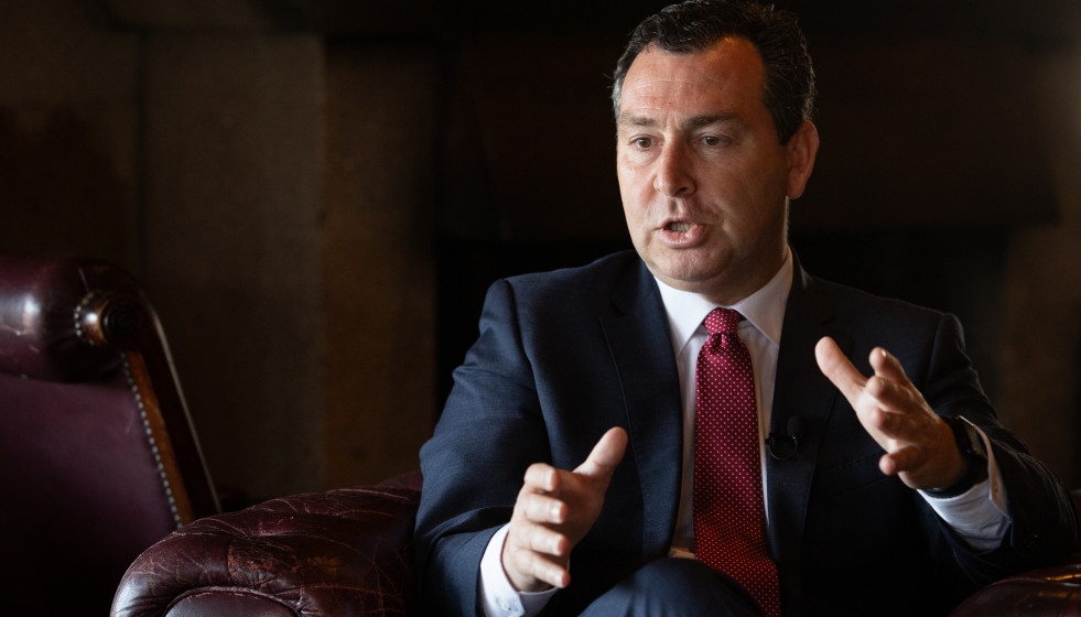 El presidente de Salvamento Marítimo, Gustavo Santana.