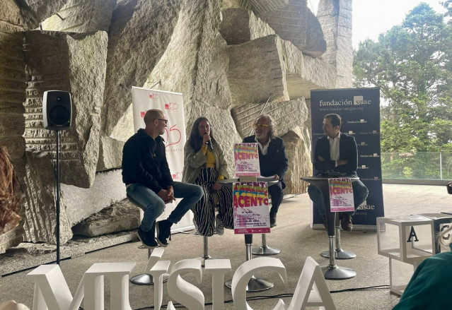 Presentación del Festival Acento en la terraza de la SGAE.