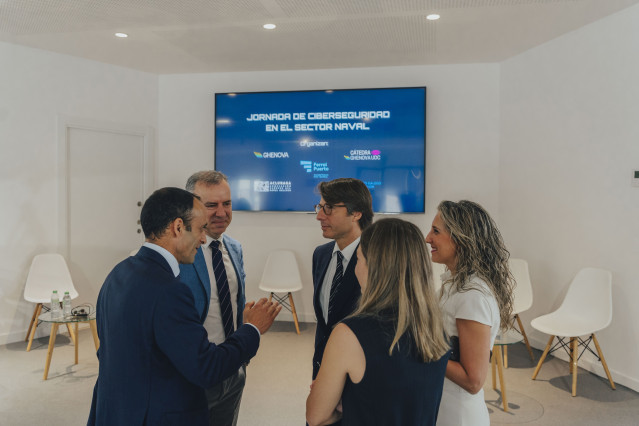 El conselleiro de Facenda, Miguel Corgos, en un acto sobre ciberseguridad