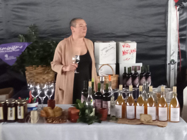 Raquel Biscaia, viticultora natural de O Bolo (Ourense).