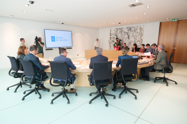 Consello de la Xunta del 15 de julio de 2024 presidido por Alfonso Rueda.