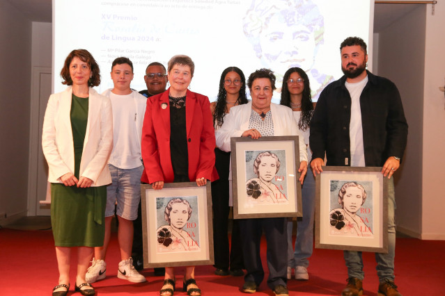 Premiados XV Rosalía de Castro de Lingua.