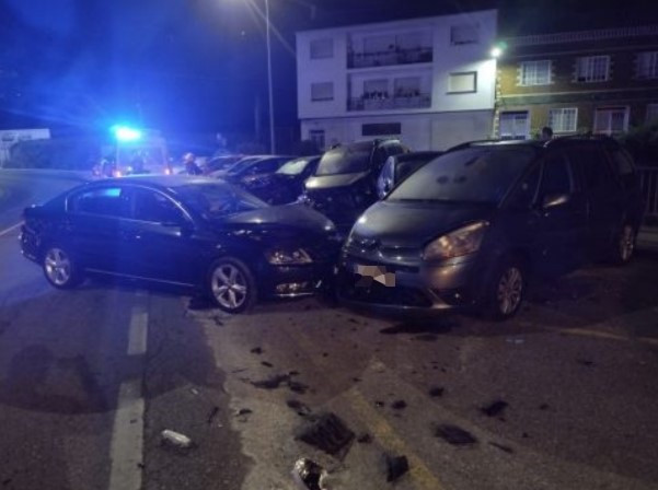 Accidente en Boiro (A Coruña).