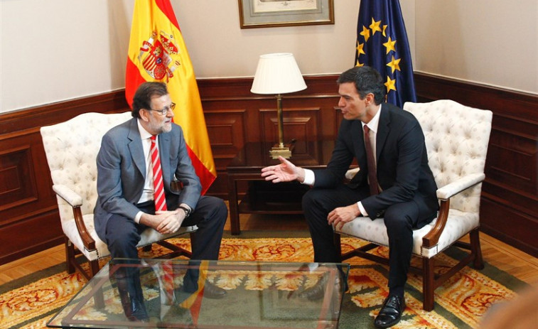​A Rajoy y Sánchez les basta menos de una hora para constatar el 