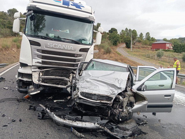 Accidente de Tráfico en O Bolo (Ourense)