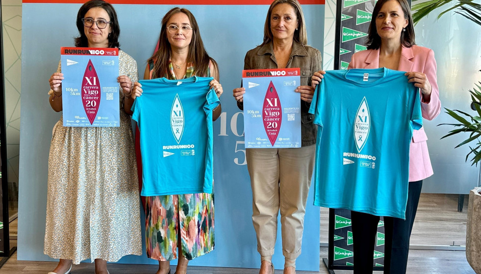 Presentación de la XI Carrera contra el Cáncer de Vigo.