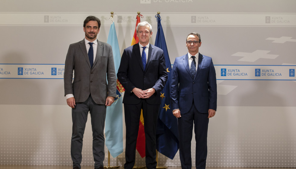 Diego Calvo, Alfonso Rueda y Jose Tronchoni