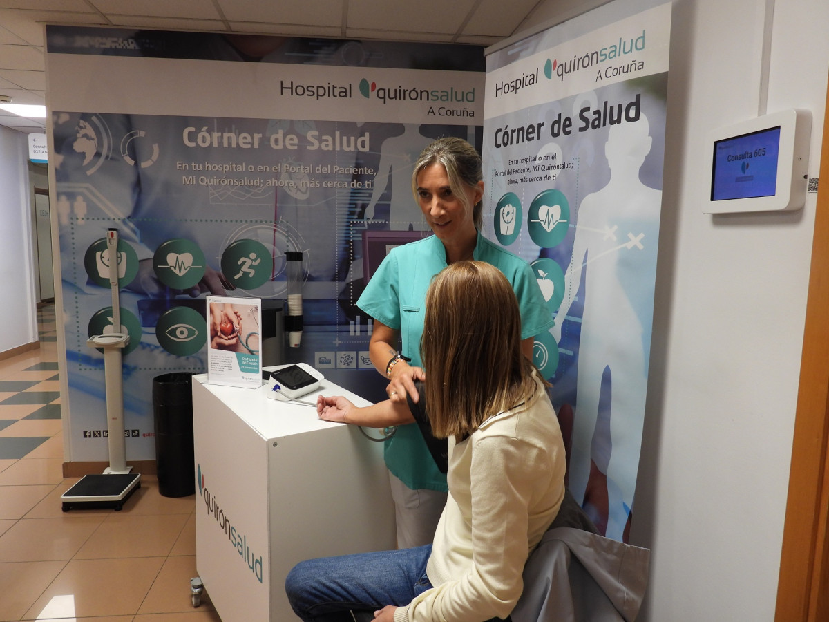 Cu00f3rner de salud Hospital Quiru00f3nsalud A Coruu00f1a