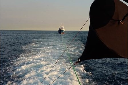 ​Un pesqueiro queda sen motor a 15 millas da Coruña