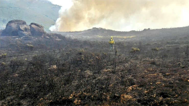 ​Ningún gran incendio activo en Galicia