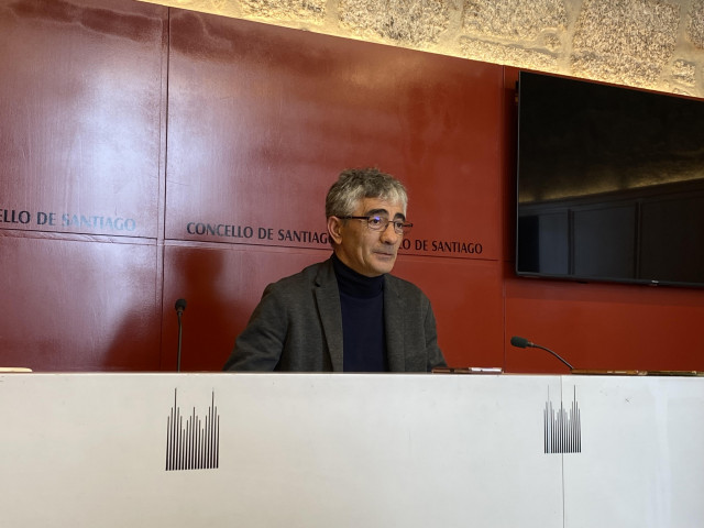 Archivo - El concejal compostelano José Manuel Pichel.