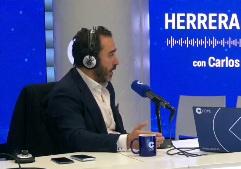 Victor Aldama durante su entrevista en COPE